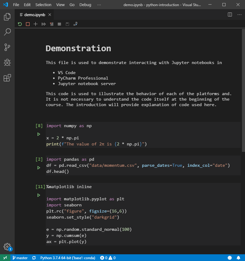 VS Code Notebook